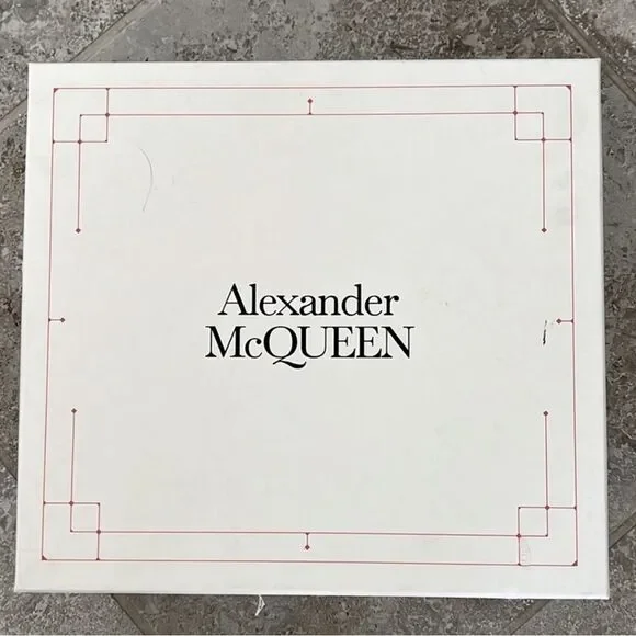 Alexander McQueen Tread Grommet Embellished Boots Black, New, Size 41 - Picture 14 of 16